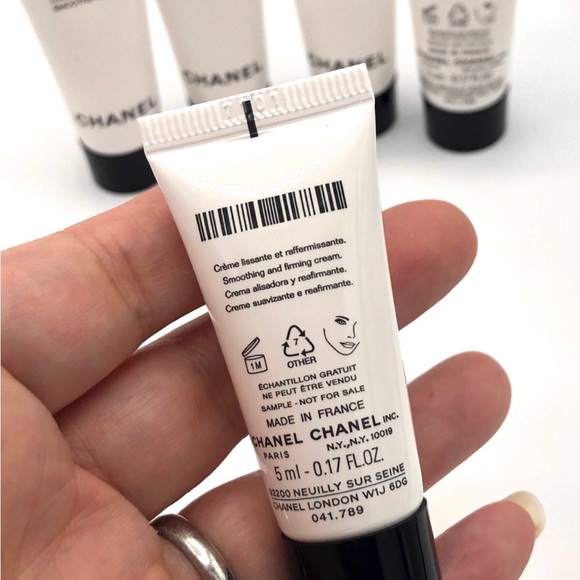 Chanel LE LIFT CRÈME Lisse raffermit Smooths Firms face Cream 5pc value $105 - Picture 3 of 3